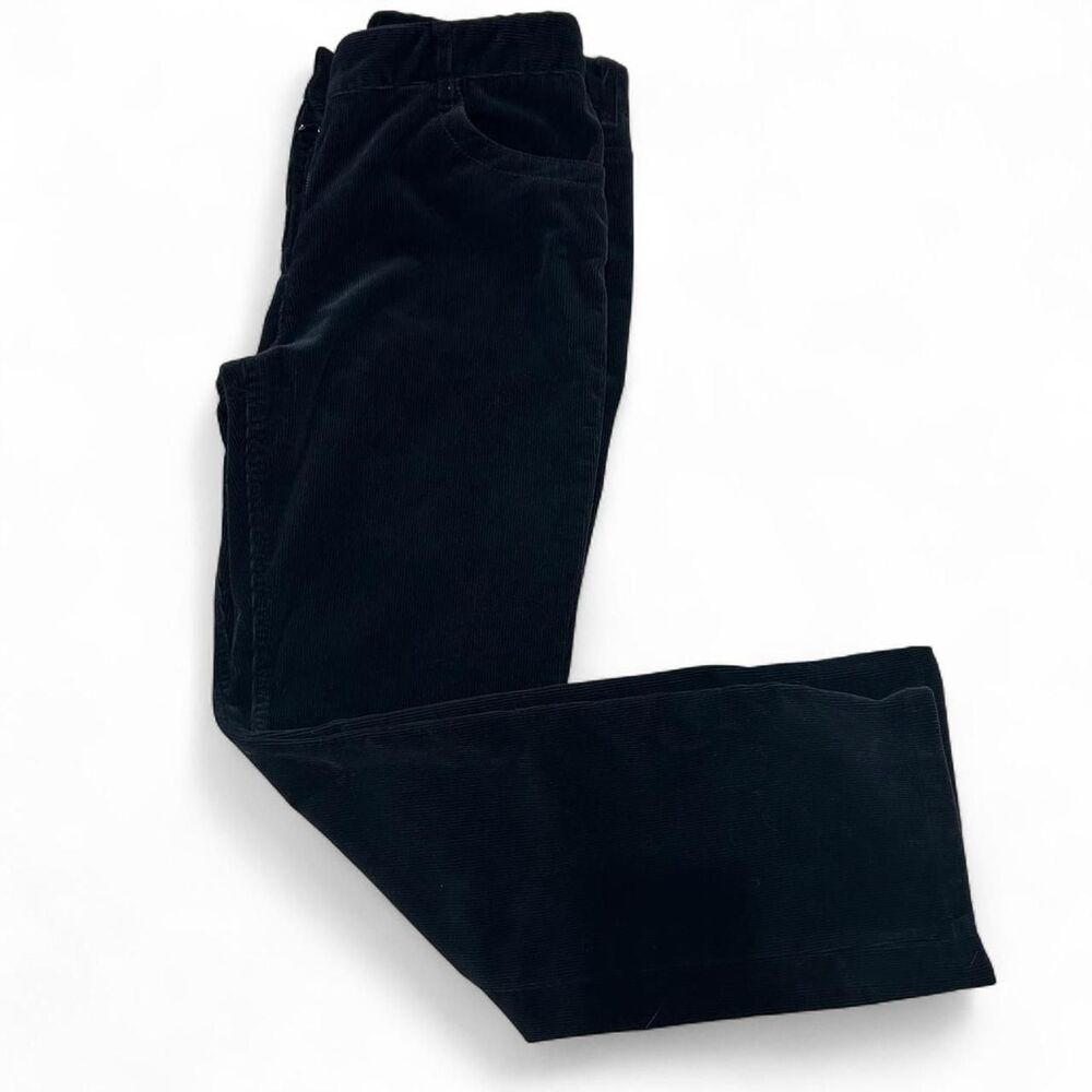 Kate Hill Petite Black Corduroy Pants
